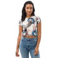 All-Over Print Crop Tee