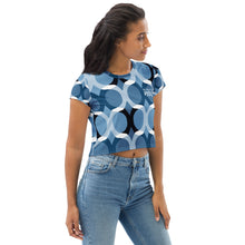 Load image into Gallery viewer, All-Over Print Crop Tee