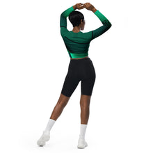 Load image into Gallery viewer, Recycled long-sleeve crop top