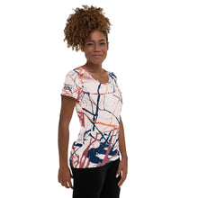 Load image into Gallery viewer, All-Over Print Women's Athletic T-shirt
