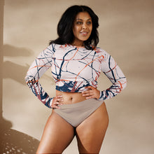 Load image into Gallery viewer, Recycled long-sleeve crop top