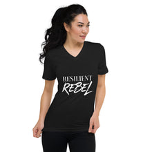 Load image into Gallery viewer, Unisex Short Sleeve V-Neck T-Shirt