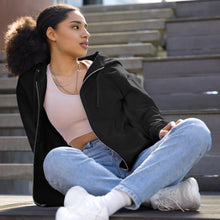 Load image into Gallery viewer, Unisex fleece zip up hoodie