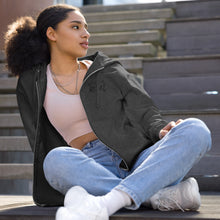 Load image into Gallery viewer, Unisex fleece zip up hoodie